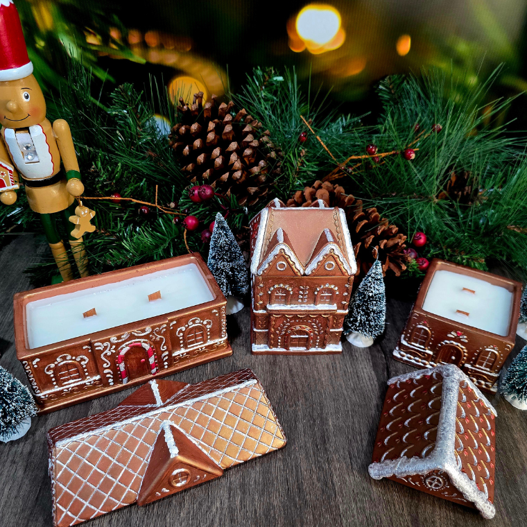 Gingerbread House Candles Limited Holiday Edition