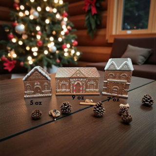 Gingerbread House Candles Limited Holiday Edition
